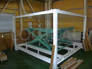 段ボール圧着機