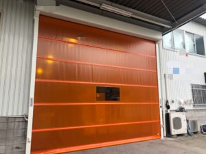 シートシャッター新設